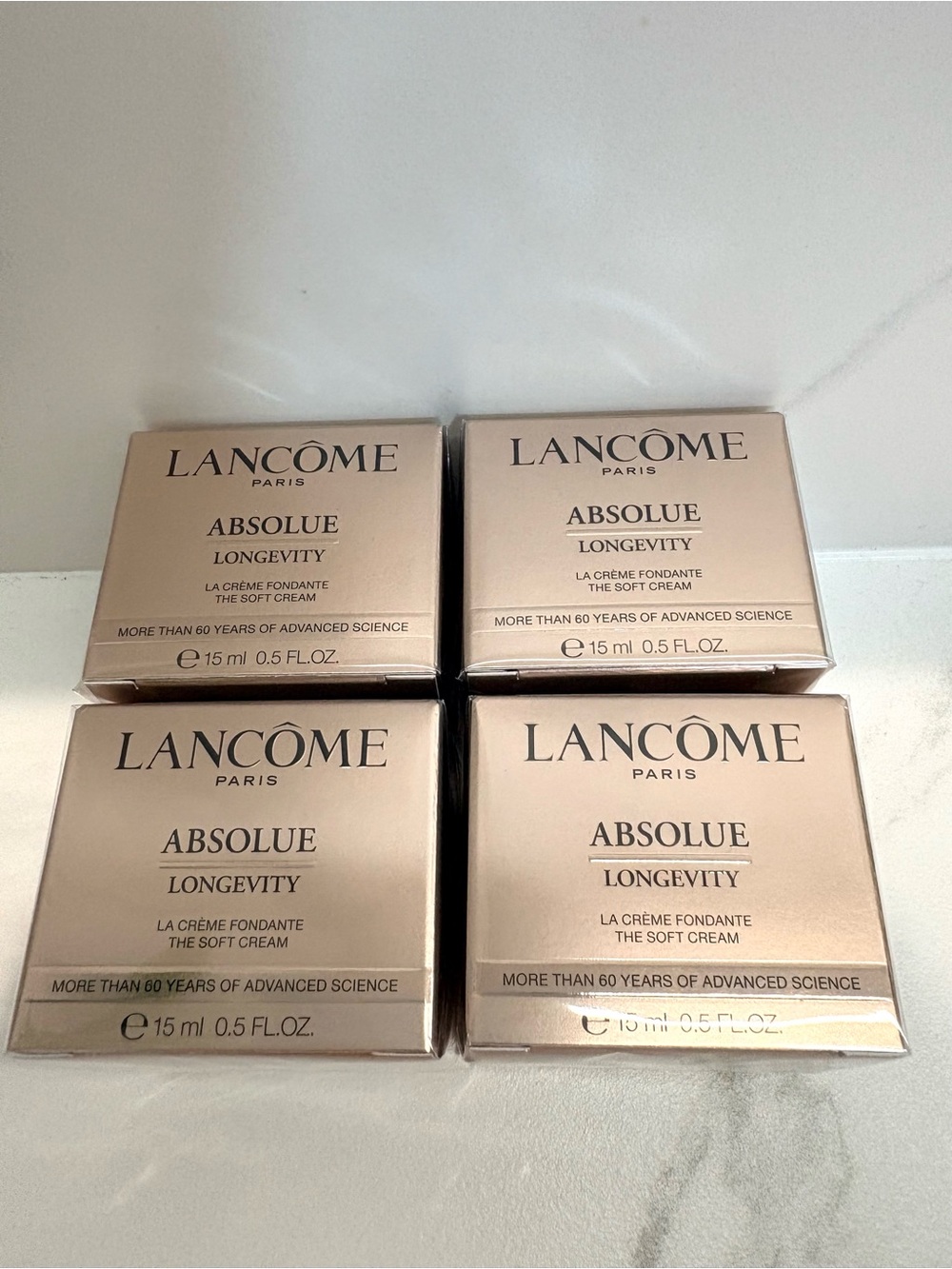 Lancôme Absolue Longevity The Soft Cream 15ml x 4 – New